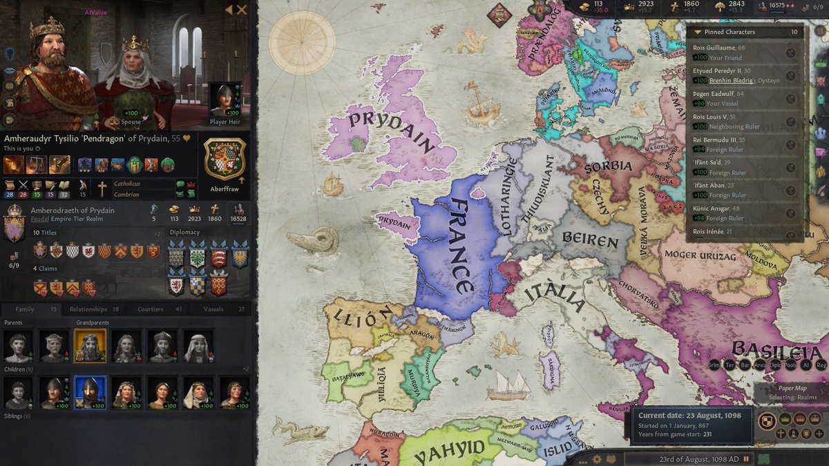 DeadRuble's tweet photo. Welsh Gang.

I did it for Knucklas.

(House Filter on, Llionaw and Sanctaidd are both Cadet Branches from Aberffraw, one from a crusade, another from marrying into and inheriting Asturias) https://t.co/jET65SUIz4