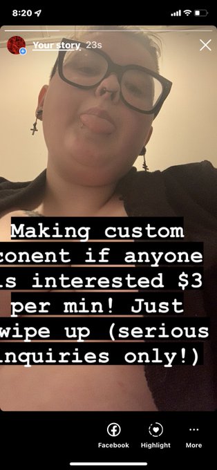 Dm me I&rsquo;m selling content making customs! https://t.co/17OLppMWop<a href="/tag/bbw"class="tags"><span>#bbw</span></a><a href="/tag/onlyfans"class="tags"><span>#onlyfans</span></a>