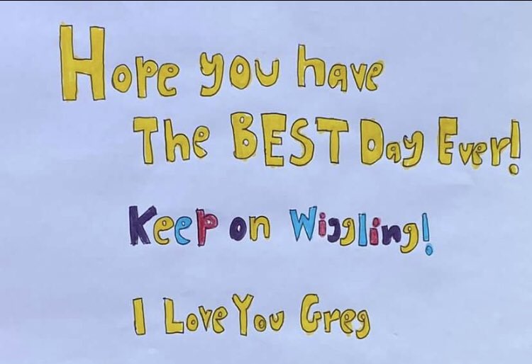 NedRyan15's tweet photo. Happy Birthday Greg!!! @GregPage_Yellow 💛💛💛
I hope you have a great day and don’t  forget to keep on wiggling!
I’m wearing my OG Wiggles Reunion Tour Top to celebrate your birthday! https://t.co/SuLbInYO3C