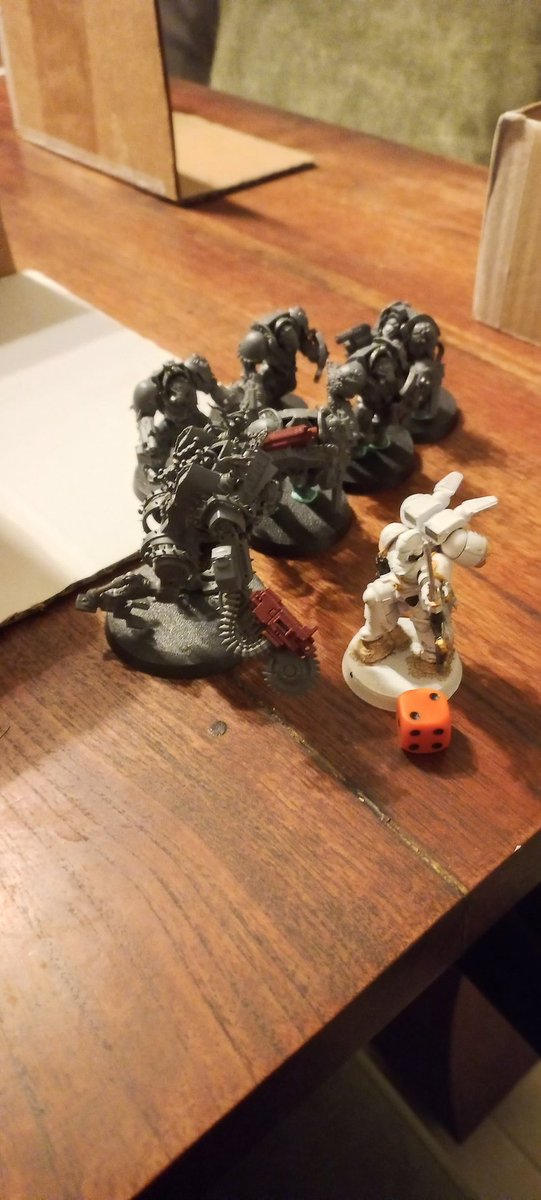 aemeneol's tweet photo. This is the second time my Captain has survived until the end of a Battle AND my first win playing regular 40k, fighting the always scary Bloody Rose Battle Sisters
#warhammer40k #warhammer #customchapter #bloodyrose https://t.co/0LMS7CX7qf
