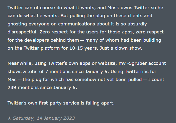 randfish's tweet photo. Twitter's internal Slack messages were leaked. The cutoff was intentional. The lack of messaging was, too.

https://t.co/m0Vvz6yUsp says it well: https://t.co/lNa07bwwoA