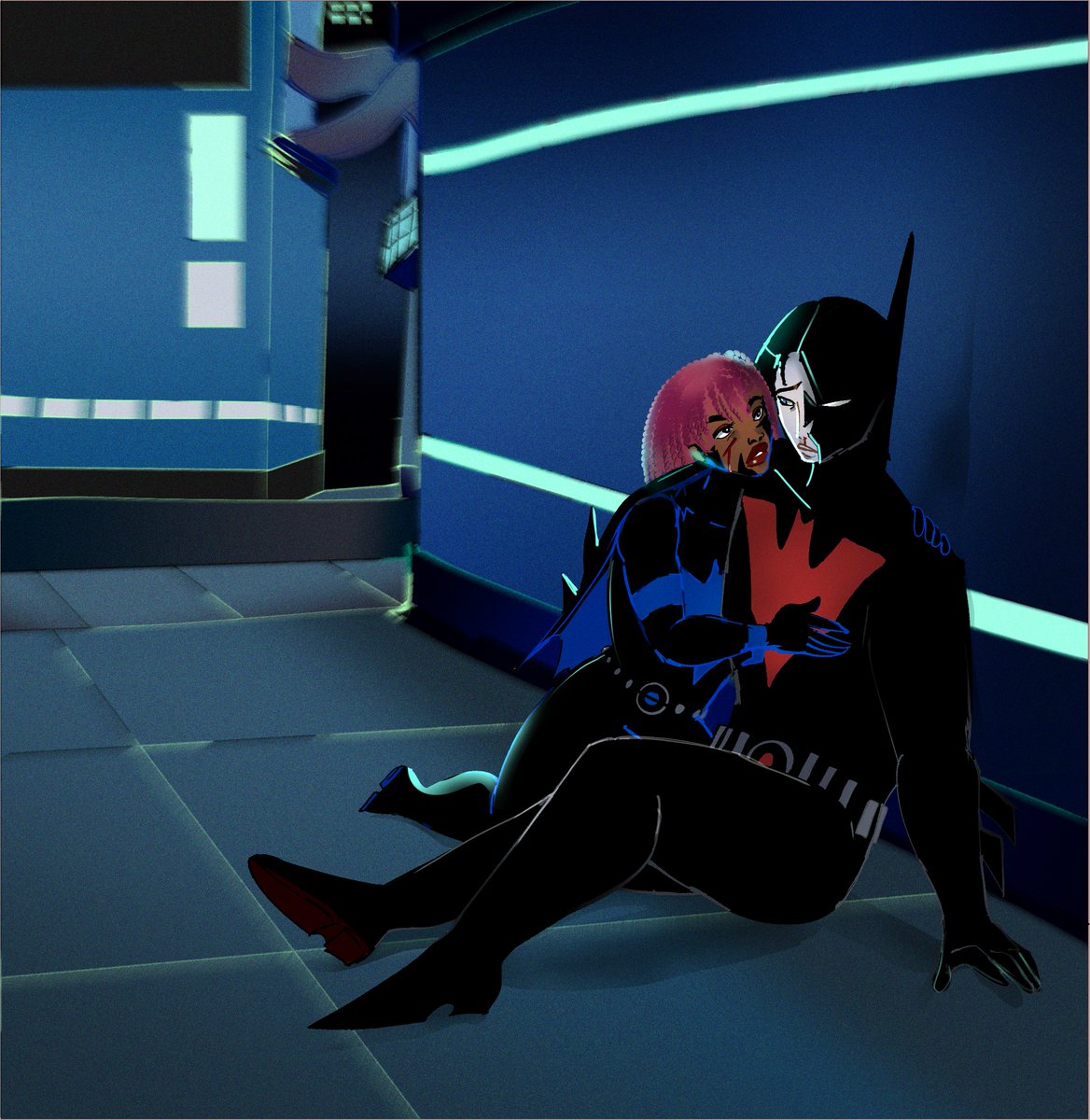 deedeevertigo's tweet photo. They <3 #batman #batmanbeyond #terrymcginnis #Maxgibson #batwoman #dccomics #cartoonnetwork https://t.co/DSSneak1AU