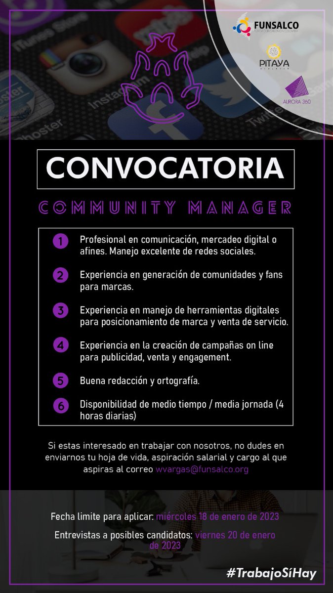 FUNSALCO's tweet photo. https://t.co/3EoYEcJrBj