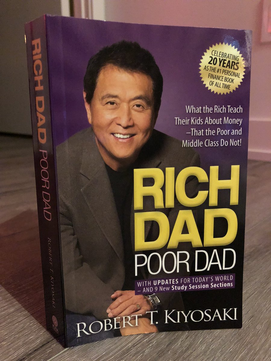 📖 Just finished Rich Dad Poor Dad by Robert T. Kiyosaki. 

Here are some notes that I took while reading through.👇