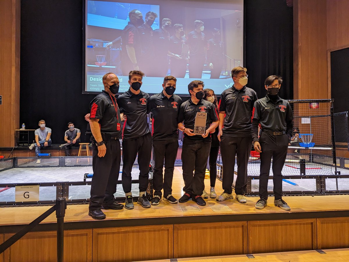 KillinglyRobots's tweet photo. Killingly Robotics team 78889M wins the Engineering Design award in Chofu, Japan! https://t.co/bsj6R5rwsH