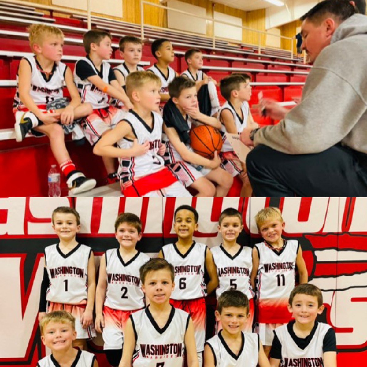 These young men had their first opportunity to play a home basketball game today. After the game was over they also had their first win at home. I love coaching this team!