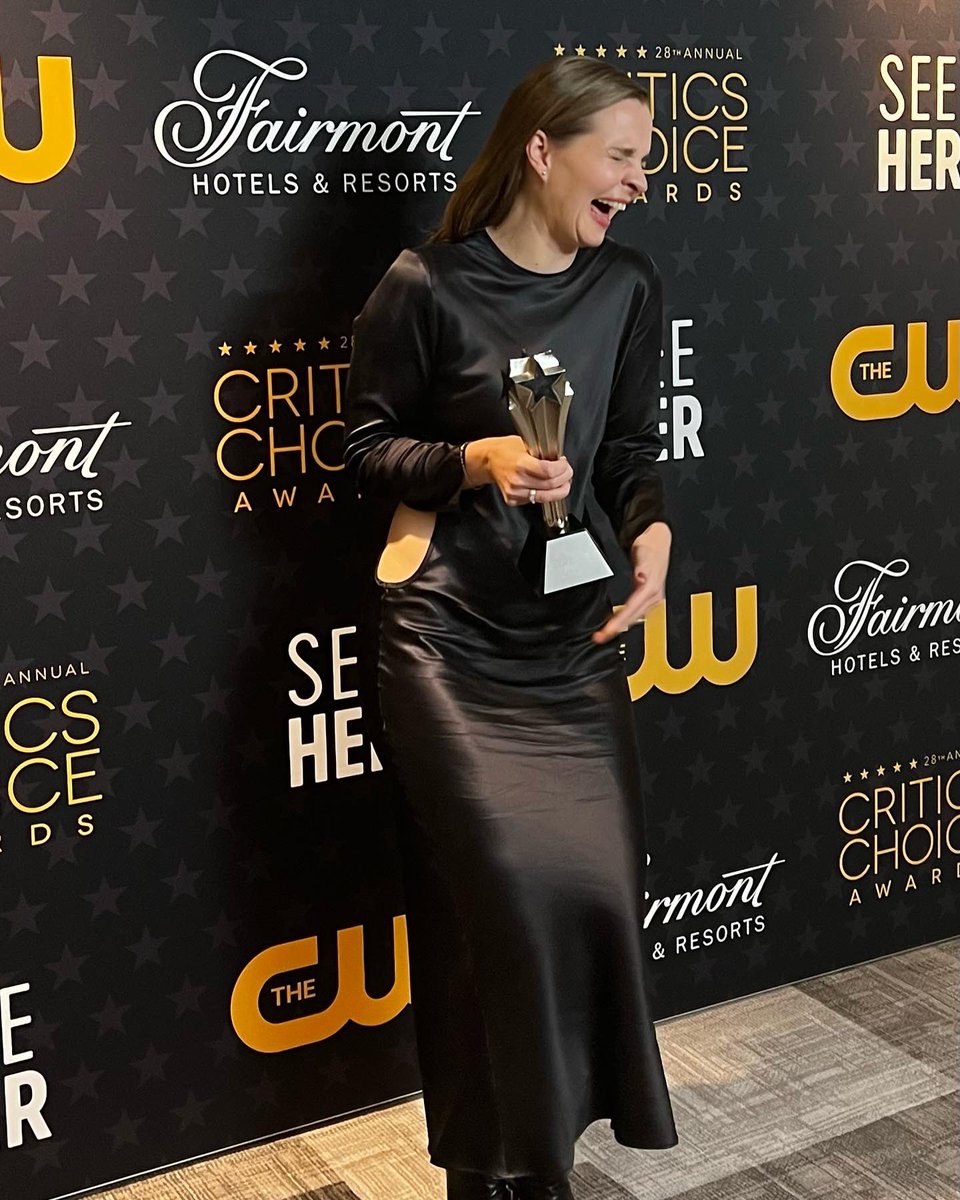 Congrats Hildur Gudnadóttir on her <a href="/CriticsChoice/">Critics Choice Awards</a> Award for Best Score. She is short-listed for Women Talking for the #Oscars and long-listed for TAR and Women Talking at the #BAFTAs.