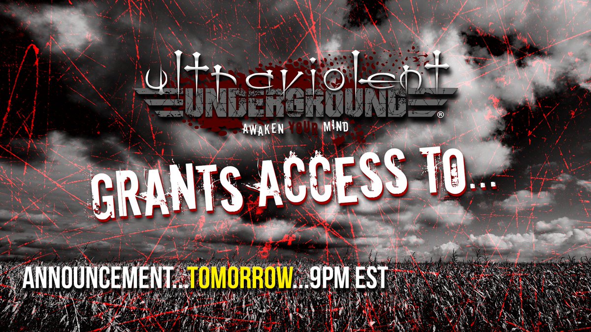 The UVU Season One Roster continues to grow! Who was granted access to the Ultraviolent Underground? Announcement tomorrow night...9PM EST! #AwakenYourMind #EmbraceUV #NeverImitate #UVUKings #UVUMerch #UVUAssInSeat