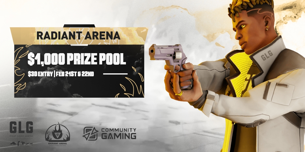 GLGamingLounges's tweet image. $1000 VALORANT Monthly

📅Feb 21st-22nd
🏆GSL Groups➡️ Playoffs
🎟️$30 Buy-In

Get $1 off for each player who RTs and Follows 🤑

📝Check the page on @CommunityGaming  for more info: communitygaming.io/tournament/rad…