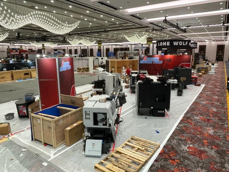 AbsoluteMachine's tweet photo. SHOT Show setup is coming along nicely! Don't forget to look for us in Booth #72246 when the show kicks off Tuesday!
Find out what you'll see in our booth, including LIVE demos: https://t.co/EcNhqZWWO6
#SHOTShow #SHOTShow2023 #tradeshow #absolutemachinetools https://t.co/cWT0kCK8zl