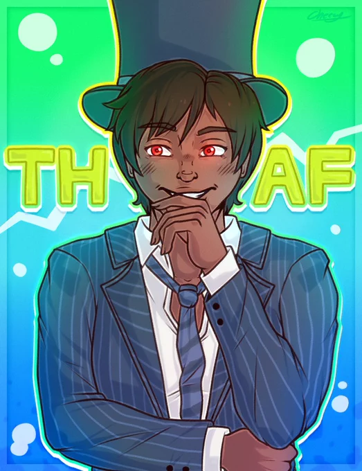 I hereby court order you to get a pinstripe suit.Fits ur vibe.#thaffanart  