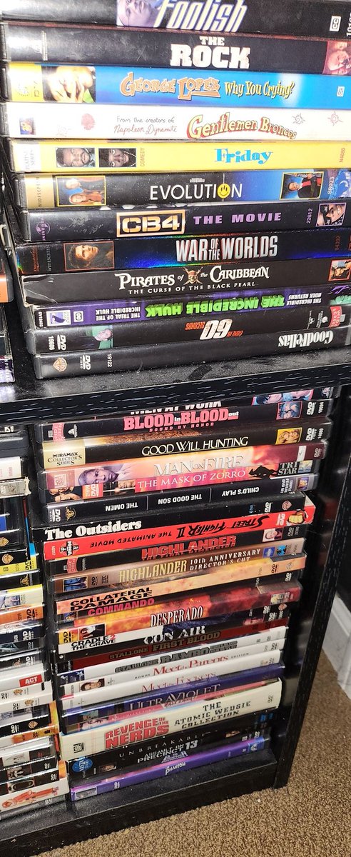 TheNo15Allcast's tweet image. It&apos;s been a minute but.... It&apos;s #StackAttack time!! Which one are you watching?? #Movietwitter #FilmTwitter #DVD