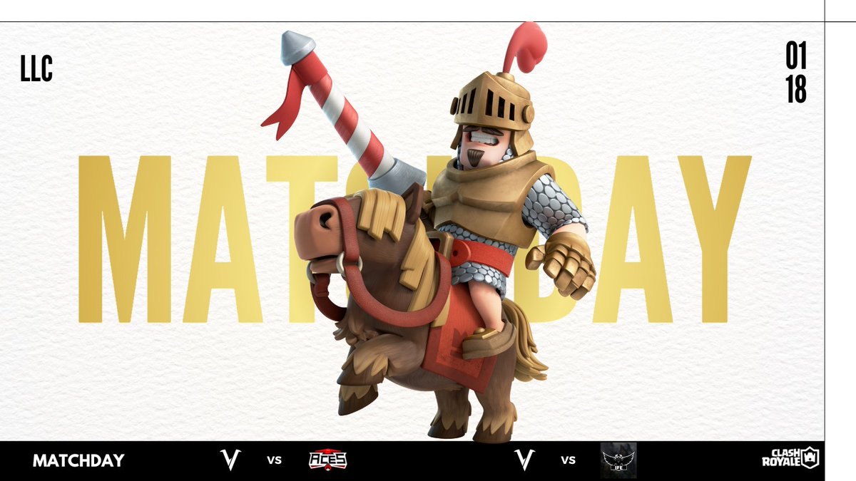 #ClashRoyale #MatchDay 

🏆 | <a href="/Low_Lands_Cup/">Low Lands Cup</a> 
🆚 | <a href="/aces_pro/">Aces.Pro</a> 
🕘 | Wednesday 9pm CET

🏆 | <a href="/Low_Lands_Cup/">Low Lands Cup</a> 
🆚 | <a href="/ImpulseFrance/">⚜️ 𝐈𝐅𝐄 ⚜️</a>
🕘 | Wednesday 10pm CET

#ValorOP
GFX by <a href="/Amit_CR17/">Amit</a>