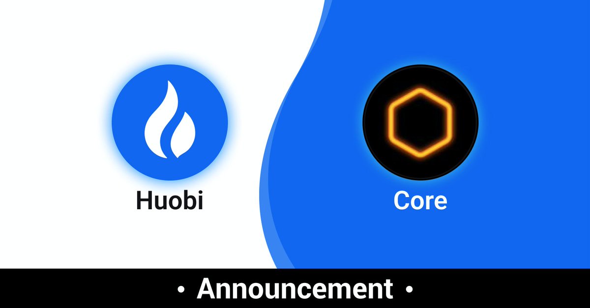 HTX_Global's tweet image. Huobi will be listing $CORE soon!

As part of our collaboration, #Huobi supports the ethos of the @Coredao_Org community for the recent launch of its mainnet and tokens. We will carry out in-depth cooperation such as tech support &amp;amp; ecological promotions.

More details soon!