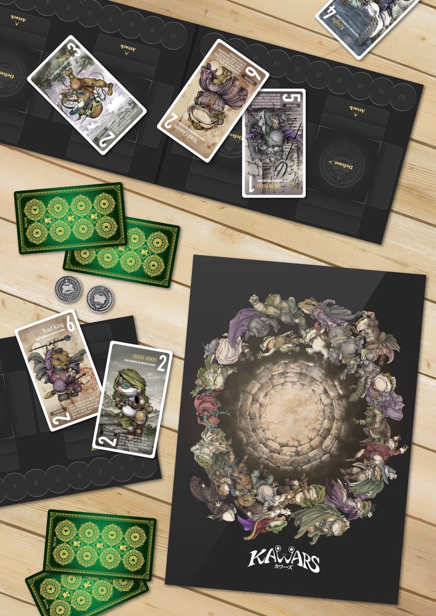 ZenSelect's tweet photo. About 40 hours left! And finally 90% achieved! ! 

You can now also choose KAWARS frog playing cards sold out at events such as Dezafest with additional Ethernet! ! 

Thank you for your support! 

https://t.co/NBPFGoCUyX 

#kickstarter https://t.co/0x0lFiCo2l