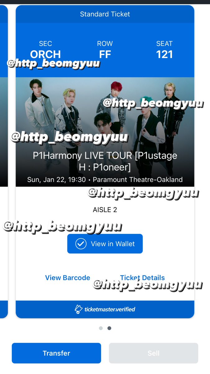 http_beomgyuu's tweet photo. WTS: p1harmony oakland tickets !

[info]
• 2 tickets ; ROW FF
•$150 for each ticket (price may be negotiable)
• sunday, january 22 at 7:30 pm
• can provide proof either ft or zoom when transferring tickets 
•will transfer tickets through ticketmaster!
•dm for more info :) https://t.co/14PgTDWwHZ