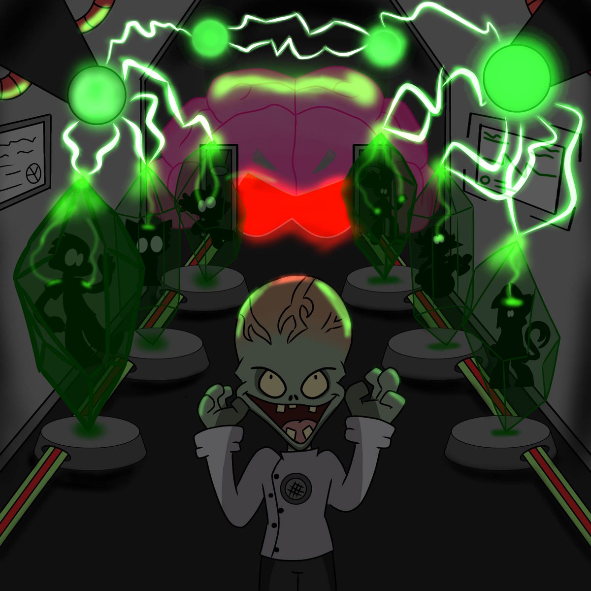 PmcRevenant's tweet photo. "Dimensional Drift: Final Phase"
Plot: After capturing the "powerful assets", Zomboss began draining from them and fueling his secret project. Will Collin, Penny and the other survivors stop this mad zombie's plans for a dimensional takeover?
#DimensionalDrift #PvZ2 https://t.co/DbOhn94oMQ