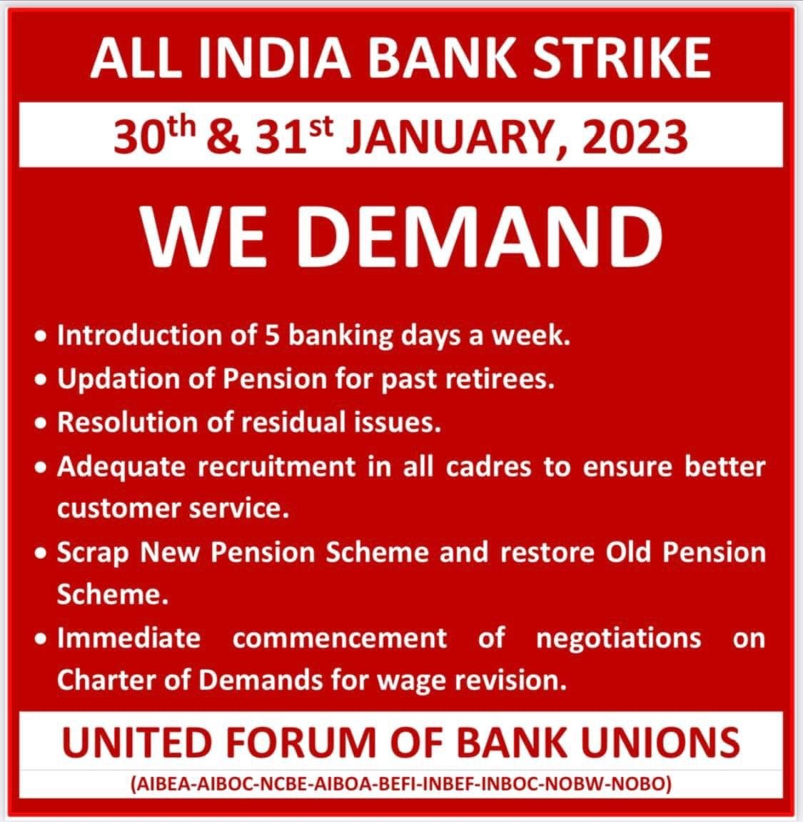 AUCBO_Tamilnadu's tweet photo. We shall fight 
We shall fight 
Till we succeed we shall fight

AIBOA dreamt it in 2006
Made it reality in 2015
All Saturdays holiday was achievable in 2019
Let's make it reality in 2023 

#5DaysBankingWeDemand

#BankStrike4Right

@AIBOACOD 
@DFS_India 
@PMOIndia 
@mkstalin https://t.co/tkgsHQYeMd
