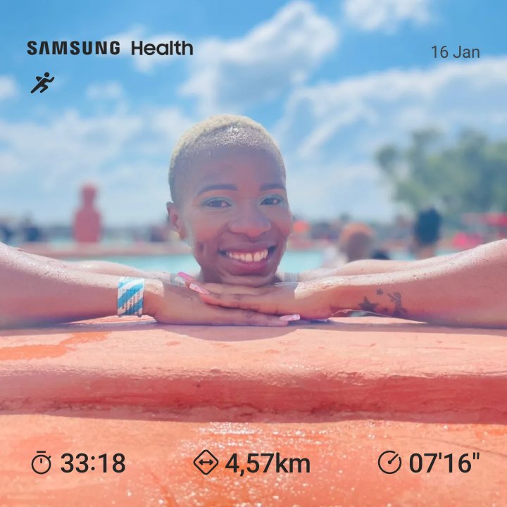 Did finish my course because saw people beating up thieves and joined in. We don't skip Monday's. 
#runningatrain #RunningWithTumiSole
#IPaintedMyRun #FetchYourBody2023