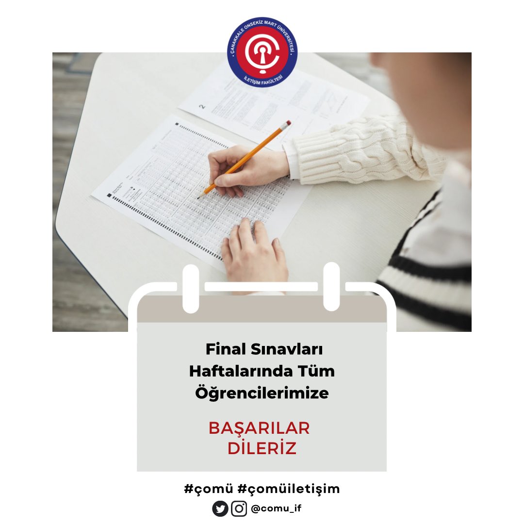 ÇOMÜ İletişim Fakültesi tweet media