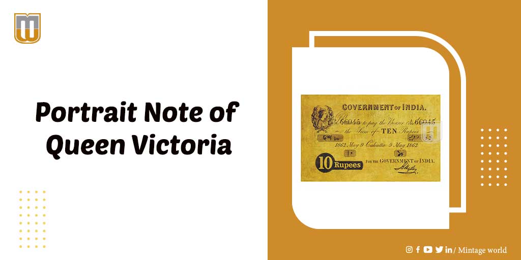 MintageWorld's tweet photo. On top, the name of the government of India is written in large letters. The signature of Lord Canning, Governor- general on the lower right corner.
#mintageworld #notaphily #collectnotes #collection #queen https://t.co/GN1oEPF3Hr