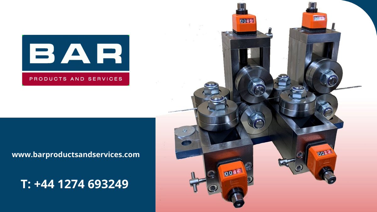 BarProds's tweet photo. The Roller Compaction System manufactured by Bar Products & Services Ltd, provides a very effective means for strand compaction, particularly for high tensile strength products.
Click: https://t.co/wHnIRvL3fb
#rollersystem #effective #highstrength #wires https://t.co/QezmElsLcN