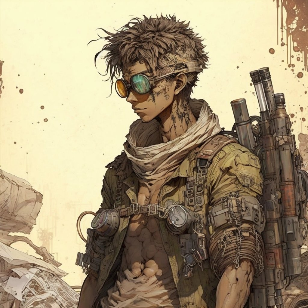 silvercoinroad's tweet photo. Name: Muay Imbing
Position: Ace Pilot / Captain

Muay Imbing is our protagonist with a complex character, a fiery temper and a rational mind. Making him a deadly force to be reckoned with.

Episode 1 soon!

#midjourney 
#midjourneyart 
#saltarats
#staratlas https://t.co/n4gpmcTcqd