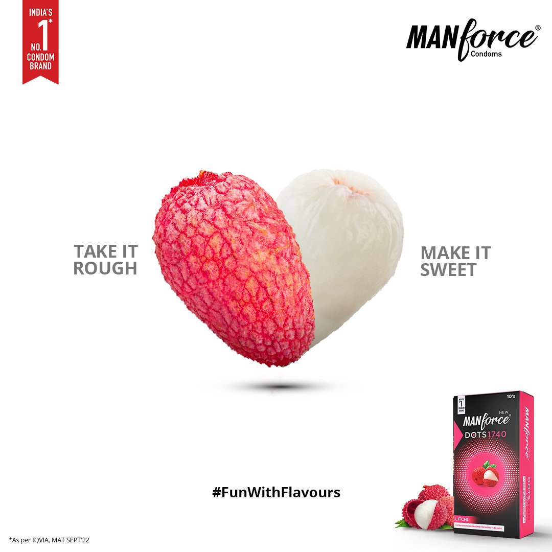 ManforceIndia's tweet photo. Come together and experience a world of multiple possibilities.
Buy now: https://t.co/h6oY8Rl7G4
#FunWithFlavours #FunFlavours #FlavouredCondoms #Litchi #LitchiLovers #Juicy #ManforceCondoms #SafeSex #Pleasure #LongLasting #DottedCondoms https://t.co/LxPpRuT1y5