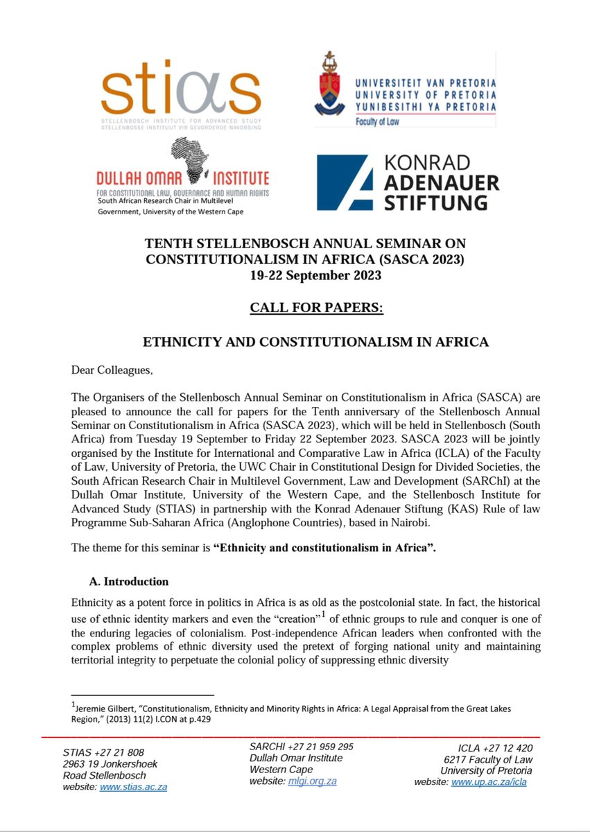 KAS Rule of Law Program for Sub-Saharan Africa tweet media