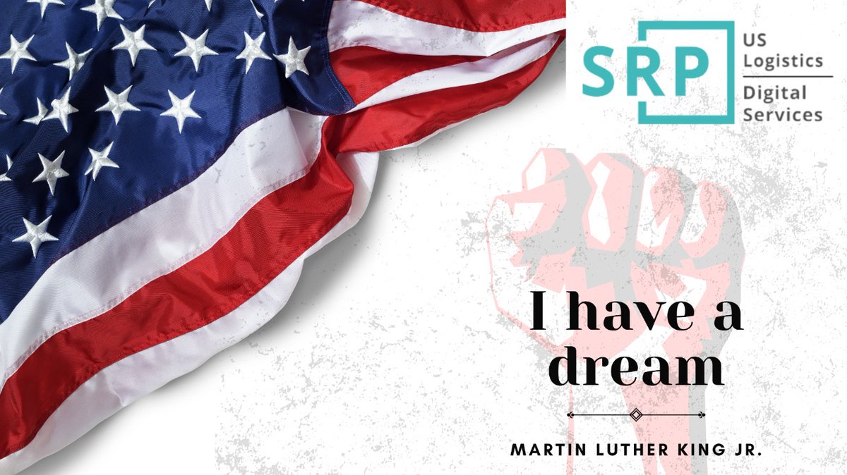 srpuslogistics's tweet photo. Your time is limited, so don't waste it living someone else's life.
Happy Martin Luther King, Jr. Day! 💐✨
#martinlutherkingjrday #martinlutherkingjr #martinlutherking #martinlutherking #martinluther #SRP #SRPDigital #SRPDigitalServices #SRPUSLogistics #SRPLogistics https://t.co/05zWzEynVQ