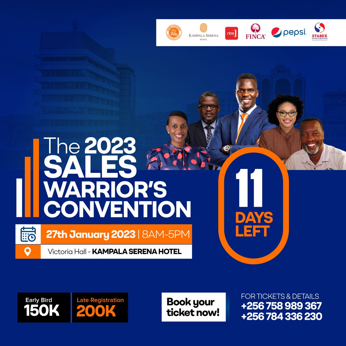 dcsales_inst's tweet photo. #SAWACON2023 🔥11 DAYS TO GO
#LetsSaleEveryThing #DCSalesinstitute #kampalaserena #nbsupdates #Jan27th2023 https://t.co/Ek5HBoWtGs