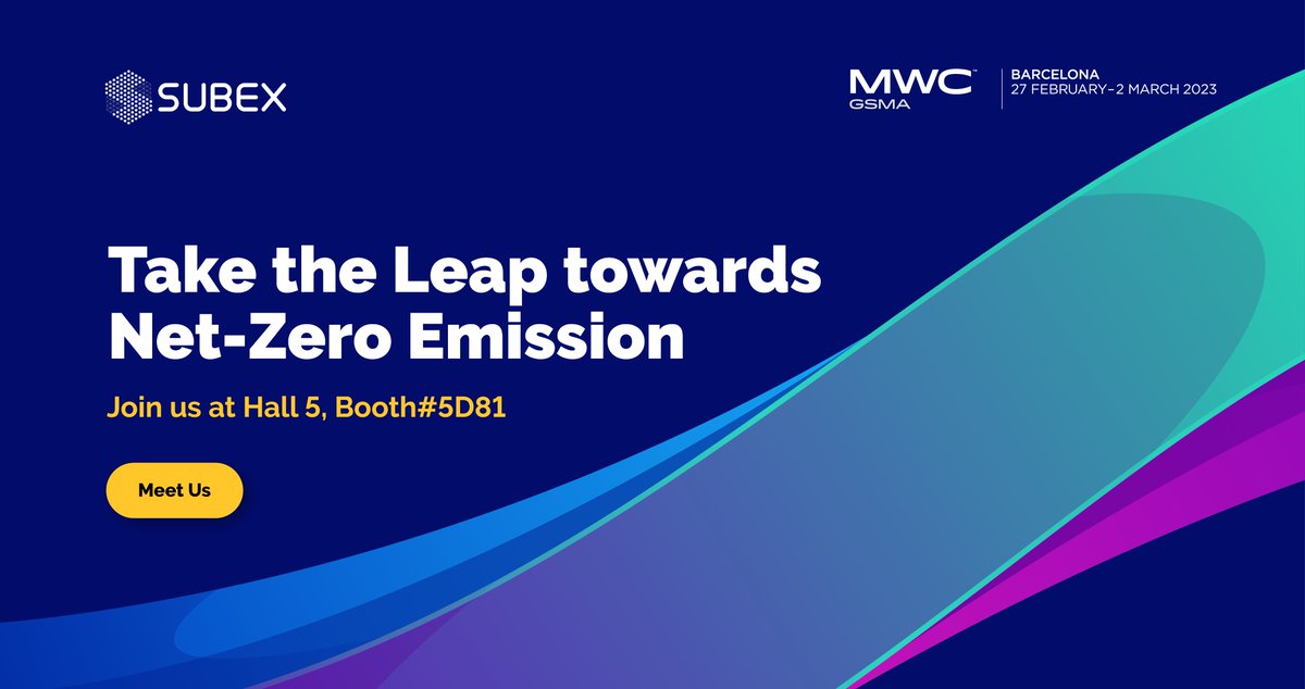 subex's tweet photo. #AI &amp; #Automation have the potential to help #CSPs save over 100 million kilowatts of power annually across their #networks.
To know more, meet us at #MWC23, Hall 5, Booth #5D81.

Schedule a meeting now! https://t.co/9Fwg8wRAuT

#SubexatMWC #5G #NetworkAssets #EnergyConservation https://t.co/iL1K5R0E8E