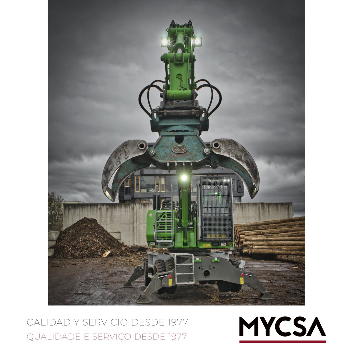 mycsamuldersl's tweet photo. ¡Buenos días!
Empezamos con fuerza el día con esta espectacular foto de una Sennebogen 818, realizada por el fotógrafo Photofaber.
¡Feliz semana!
#mycsa #mycsamulder #maquinaria #aridos #mineria #rcds #canteras #demolicion #reciclaje #sennebogen #photofaber https://t.co/Cz961qbCxF