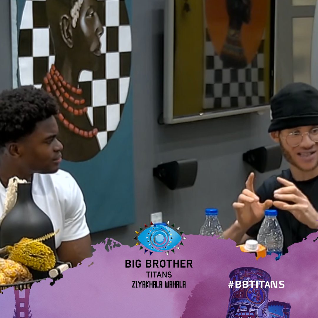 BigBroAfrica's tweet photo. Ebubu, Blaqboi, Marvin, and the rest of the Titans are talking about their favourite shows. What’s yours? Definitely #BBTitans 😎
Headline sponsors: @theflutterwave, @investbamboo and @Lotto_Star. 
Visit our site➡️: https://t.co/bi1BJzCdF0. https://t.co/2mumElshbX