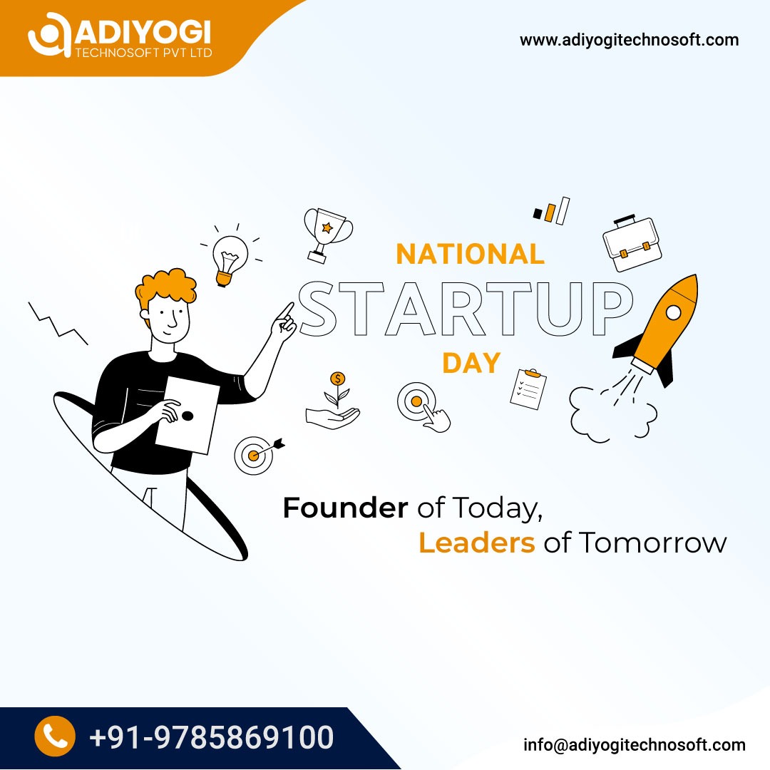 𝗦𝗧𝗔𝗥𝗧 Small
𝗚𝗢 Strong
𝗖𝗥𝗘𝗔𝗧𝗘 Big !!
National Startup Day!!
#AdiyogiTechnosoft #StartupDay #NationalStartupday #India #Innovation #startupbusiness #startups #business #growth #entrepreneurship #startupindia #startupideas #bestitcompany