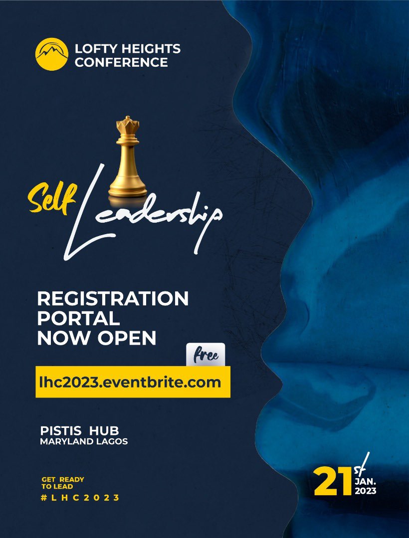 LoisSanni's tweet photo. Use the link in my bio to register or simply visit- https://t.co/71Ja5xsbPE

Let’s take a selfie if you come around!! I can’t wait to see you there!! Don’t miss this!!

#LHC2023
#SelfLeadership
#LHCReloaded https://t.co/8O7j6QdqZq