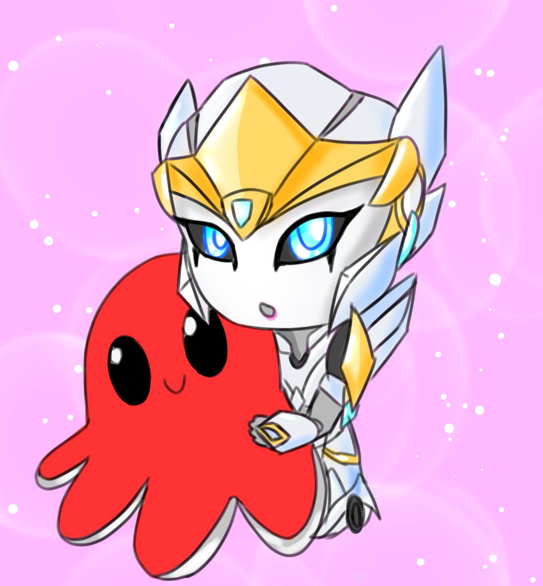 arts_skye's tweet photo. Skye versión chibi kawaii 💙💛
#Transformers 
#fanart https://t.co/cklAgJ4kWX