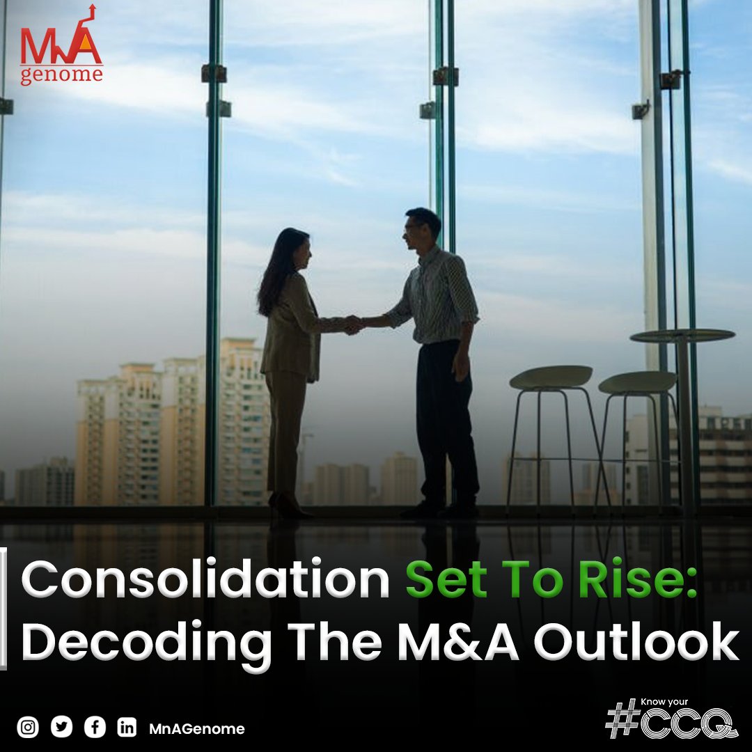 GenomeMna's tweet photo. Are you ready for the M&amp;A boom of 2023? According to predictions, the number of M&amp;A deals is expected to reach 1.4K by the end of the year. 

Article link: https://t.co/CzH5IzY1Hd

#mergers #acquisitions #BusinessConsolidation #InvestmentOutlook #MnAGenome #KnowYourCCQ https://t.co/hGvV1U6U5r