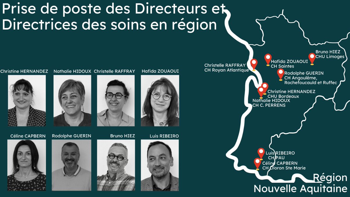 [ 1 jour 1 région ]
Une nouvelle région où les jeunes DS sont en poste.
La Nouvelle Aquitaine accueille 8 DS ! Bonne prise de poste Christine HERNANDEZ SAGE , Nathalie HIDOUX, Christelle RAFFRAY,Hafida ZOUAOUI, Céline CAPBERN, Rodolphe GUERIN, Bruno HIEZ et Luis RIBEIRO !
<a href="/EHESP/">EHESP</a>