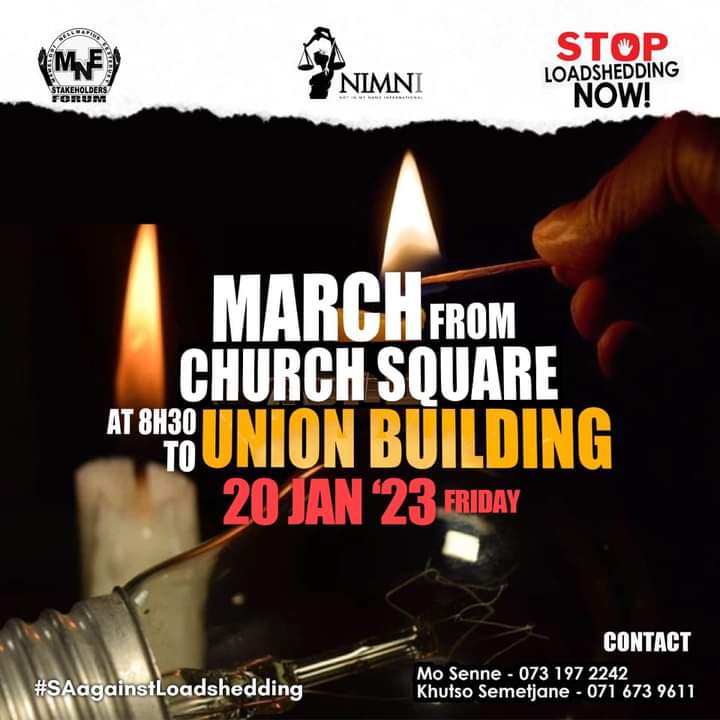 Gentlements's tweet photo. Citizens of this country are tired of the lies being told by Ramaphosa for the 5 past years giving false hope regarding ending of loadshedding. #NationalShutdown https://t.co/QAzeBVEZ3G