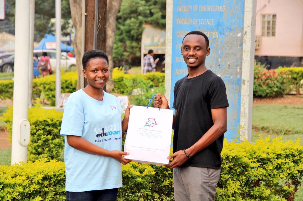 Meet some of our <a href="/eduroam/">eduroam</a> ambassadors! 

We took some time last week to appreciate <a href="/theshortfrank/">The Short Frank 👨‍💻</a> and <a href="/GogoVictor4/">Gogo Victor</a> from <a href="/kyambogou/">KYAMBOGO UNIVERSITY</a> for always sharing their experience on eduroam on social media.Thank you for sharing the eduroam gospel with the world!

#Free #Secure #Trusted