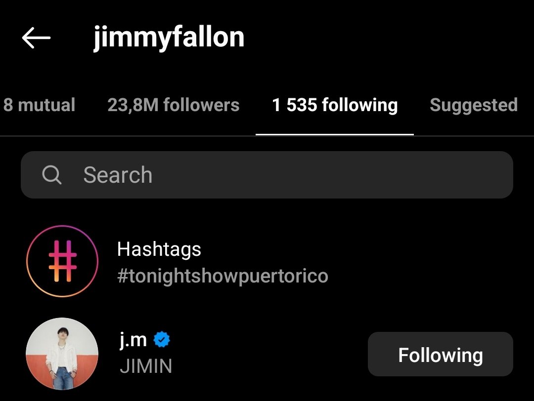 PurpleZone7's tweet photo. Jimmy Fallon-ი ჯიმინს აფოლოვებს ინსტაგრამზე!

#SnowFlower https://t.co/H8boX2IfEr