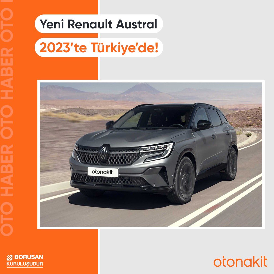 otonakitcom's tweet photo. «2023 Avrupa'nın Satın Alınabilecek En İyi Otomobili» seçilen Renault Austral özellikle tasarım konusunda öne çıkarak kullanıcıya premium hissiyat sağlıyor.
Yeni yılda Renault Austral premium konforunu yaşamak için, ikinci el aracınızı şimdi Otonakit’e satabilirsiniz.
#Otonakit https://t.co/PNYtkaFpGU