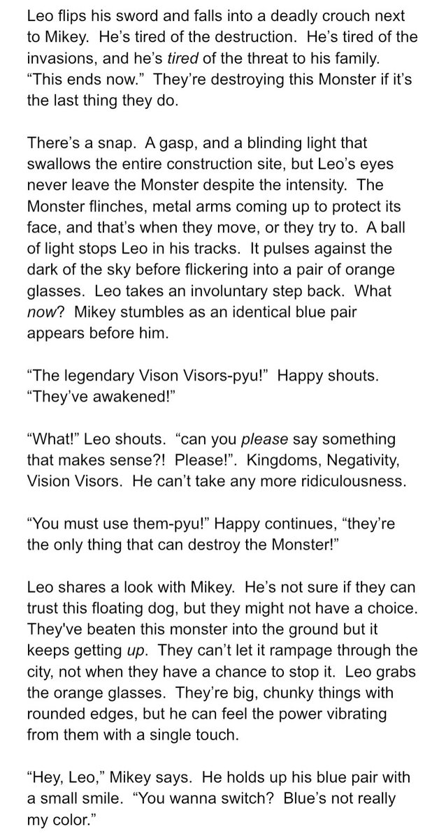 Unorthodoxx12's tweet photo. I’m taking no.6 semi seriously. Don’t ask me why lol Not based on the actual magical girl au, but this is HEAVILY inspired by precure. Here are two snippets #rottmnt #tmnt #magicalgirls #mgau #fanfic https://t.co/wPb4pRbiCu