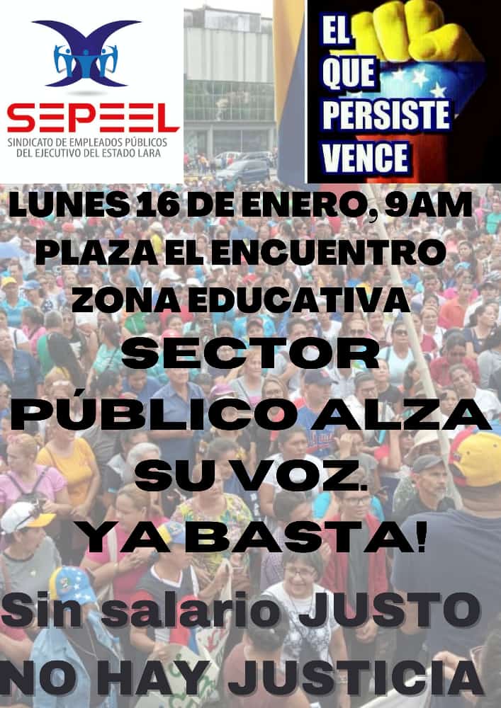 CUFUSUS's tweet photo. Continuamos en la calle!!! Exigimos salarios Justos, trabajo decente y el cese de acoso laboral a los trabajadores de la Gobernación de Lara!! Respeto a nuestra convención colectiva @gobiernodelara @AdolfoP_Oficial @MinEcoFinanzas #DerechosHumanos #SalariosJustos https://t.co/Xhfim0yGT7