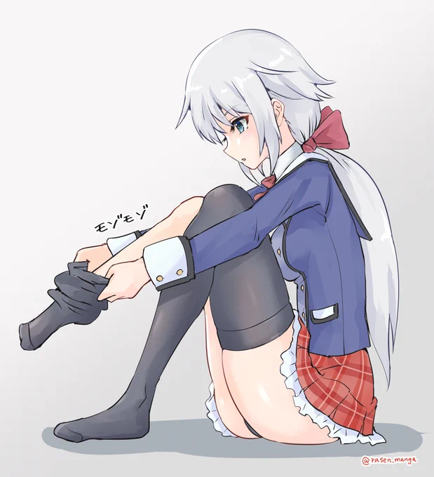 若葉女子高制服を着るアーキテクト#FAガール 