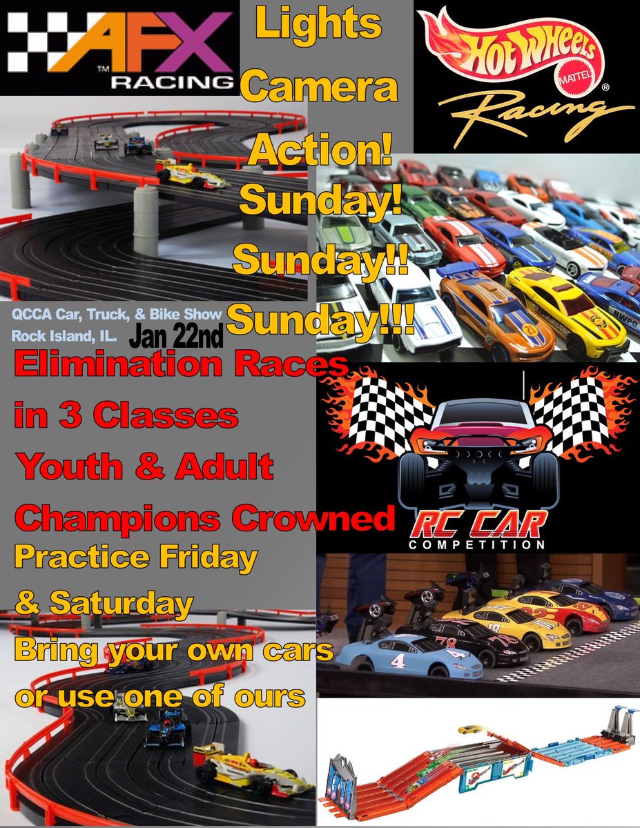 sccagrr's tweet photo. SCCA GRR members -If you can volunteer 4 hours, you will receive a pass and 2 tickets. All you do is help with Hot Wheels, Slot Cars, Remote Control Cars and talk racing. Hours are available for Friday, Saturday and Sunday. Contact Ron DeArmond 641-781-8025 for details https://t.co/XyqtTzOQWY
