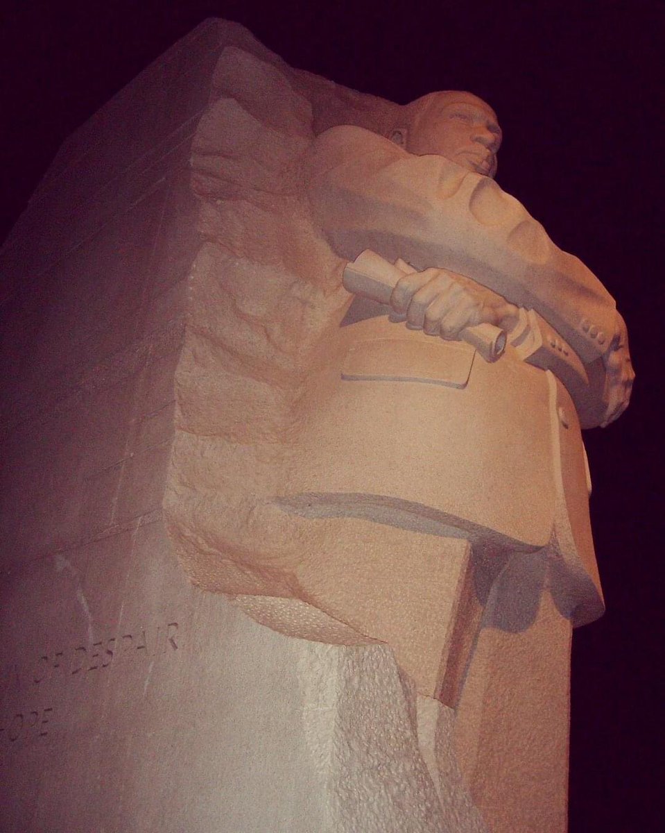 0tw100's tweet photo. Beyond the Dream - here’s a photo of me at the Martin Luther King Jr. National @MemFoundation at night in Washington, DC. #FlashbackPhotos #MLK https://t.co/WaSRpmJKeY