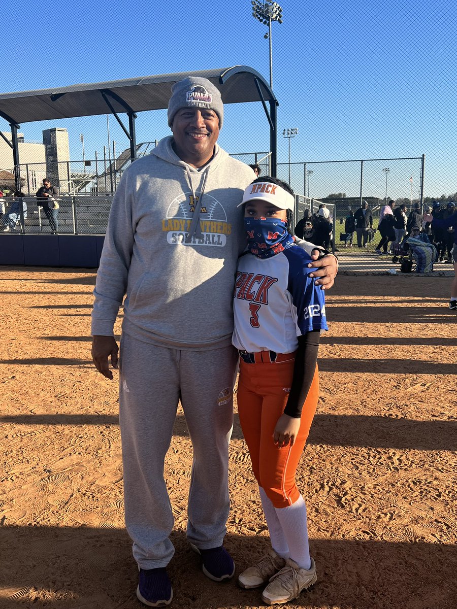 Fought through the pain yesterday at <a href="/pvamusoftball/">PVAMU Softball</a> I had so much fun and learned many new things to sharpen my skills! Huge thanks to <a href="/CoachVLB/">Vernon L. Bland</a>,  <a href="/CoachBandin/">Alexis Bandin</a> , and the other coaches/team for hosting a great camp!