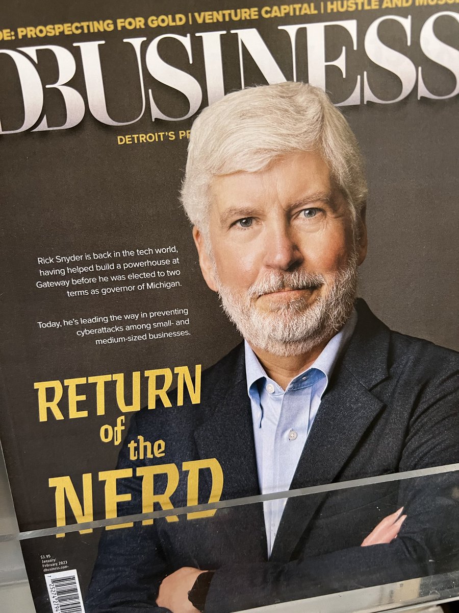 Despicable to herald a governor who did nothing about the Flint water crisis. 100,000 people at risk, 12,000 children. What’s he back to do? Dbusiness shame on you!
